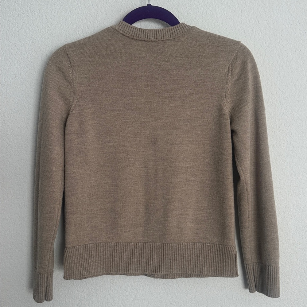 MAISON KITSUNE cardigan fox patch merino sweater S - Picture 9 of 11